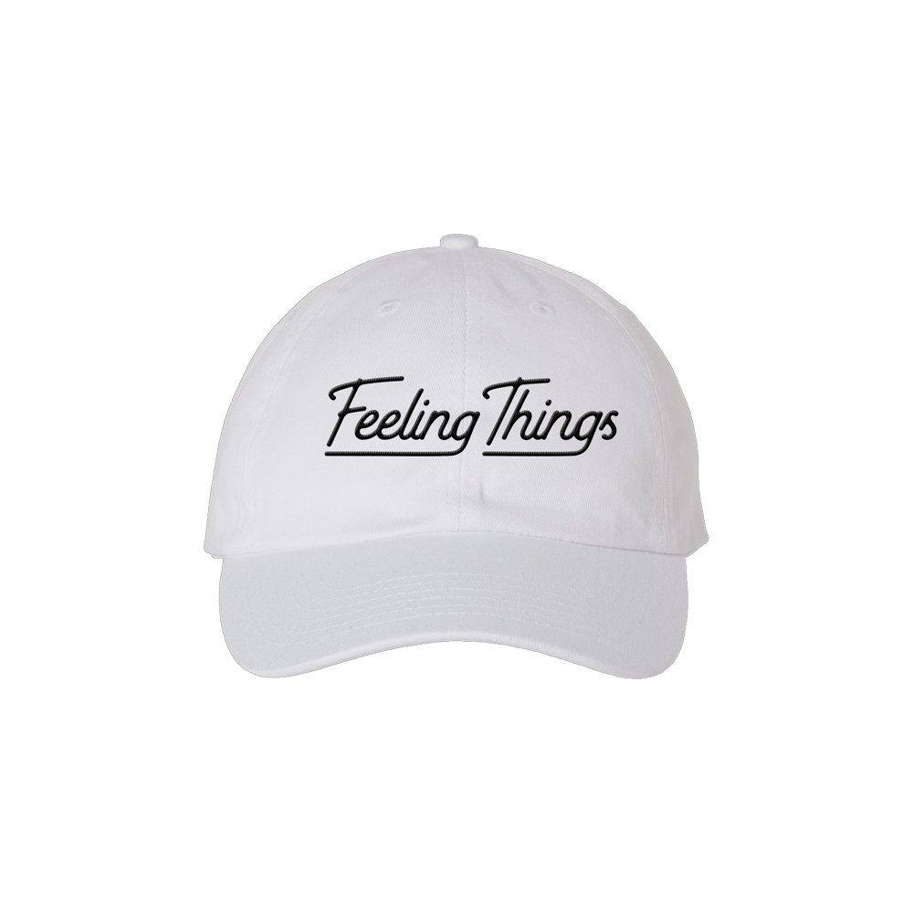 Feeling things cursive writing white hat Ingrid Andress