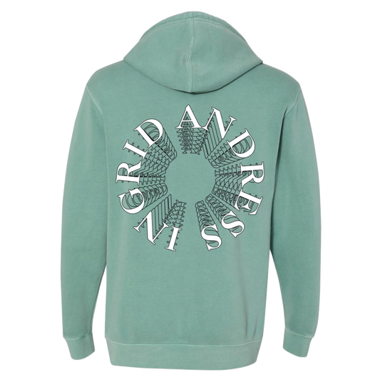 Feeling things mint hoodie sweatshirt back Ingrid Andress