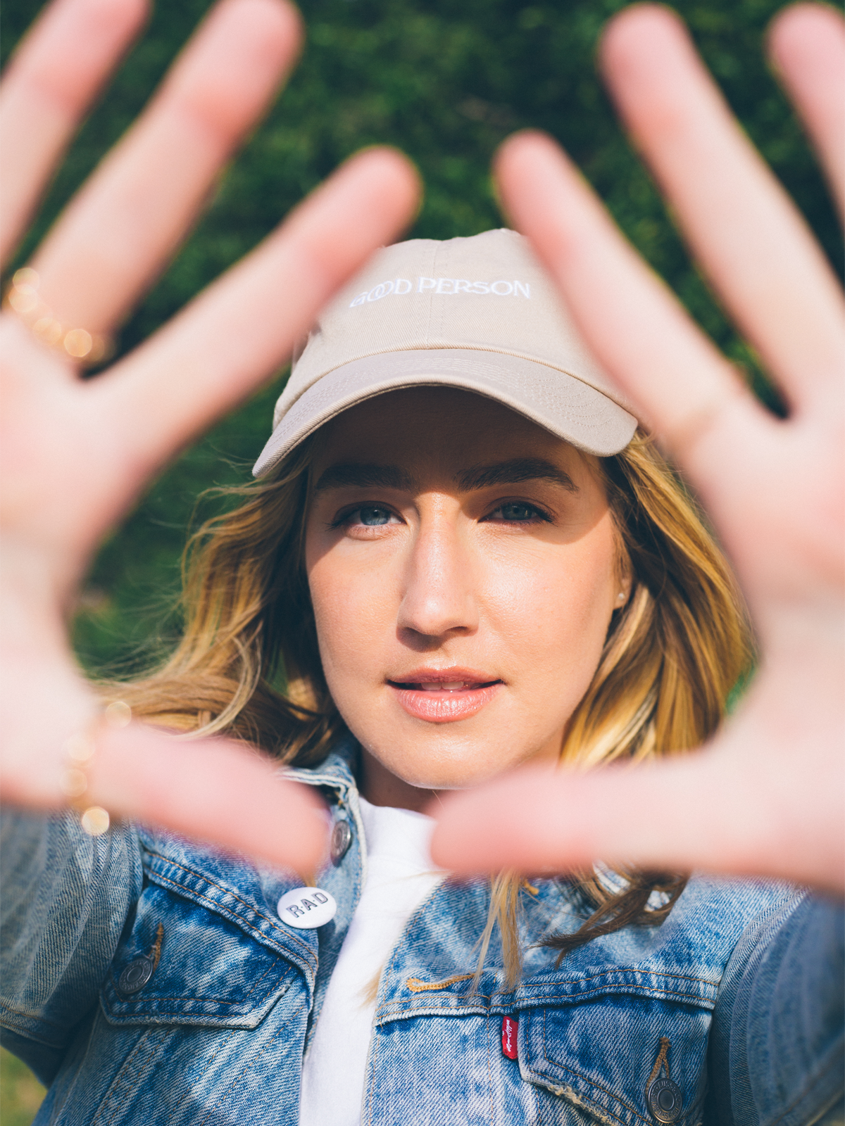 Good person khaki hat product image 2 Ingrid Andress